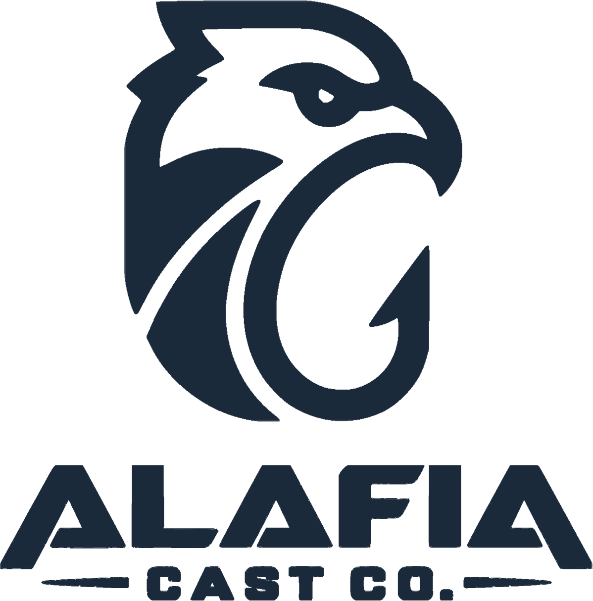 Alafia Cast Co bird and hook mark